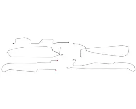 Fine Lines Intermediate Brake Line For 97-05 Park Avenue w/ No Traction Control Steel