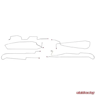 Fine Lines Intermediate Brake Line For 97-05 Park Avenue w/ No Traction Control Steel - AIN9706OM