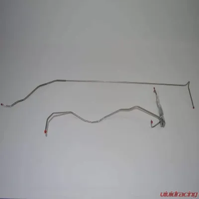 Fine Lines Fuel Line Kit For 58 Chevrolet Impala 3/8 Inch Tank to Pump 3 Piece Fuel Set Steel - BGL5801OM