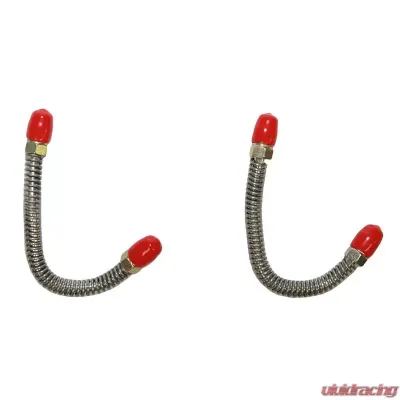 Fine Lines Front Caliper Lines For 67 Chevrolet Chevelle Malibu El Camino Front Caliper Lines w/ 3/8 Inch Caliper Ports Pair Steel - CFC6702OM