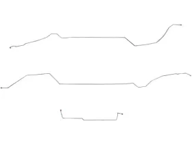 Fine Lines Intermediate Brake Line For 01-05 Malibu Alero Grand Am with ABS Stainless