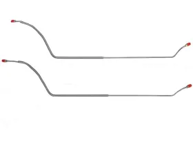 Fine Lines Rear Axle Brake Lines For 64-67 Chevrolet Chevelle Malibu El Camino 2 Piece Stainless