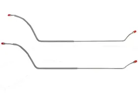 Fine Lines Rear Axle Brake Lines For 68-72 Chevrolet Chevelle Malibu Monte Carlo El Camino 2 Piece Stainless