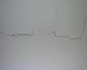 Fine Lines Fuel Line Kit For 68-69 Ford Fairlane Torino Convertible w/ Standard Suspension Non Staggered Shocks 2 Piece 3/8 Inch Tank to Pump Fuel Lines Stainless