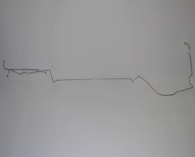 Fine Lines Fuel Line Kit For 68-69 Ford Ranchero 2 Piece 3/8 Inch Tank to Pump Fuel Line Steel