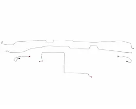 Fine Lines Intermediate Brake Line For 01-04 Ford Escape AWABS Steel