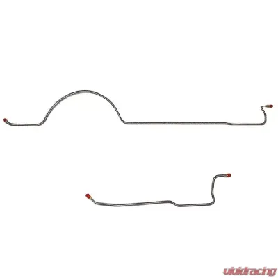 Fine Lines Rear Axle Lines For 74 Mopar E-Body w/ 8 3/4 Inch Axle 2 Piece Line Rear Axle Set Stainless - ERA7401SS