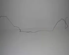 Fine Lines Fuel Line Kit For 67-68 Pontiac Firebird 1/4 Inch Fuel Return Line Stainless