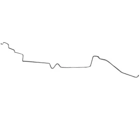 Fine Lines Fuel Line Kit For 69 Chevrolet Camaro 8 Cylinder Tank to Pump Fuel Line 3/8 Inch Stainless