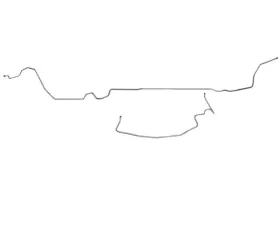 Fine Lines Fuel Line Kit For 70-73 Chevrolet Camaro Z28 Pontiac Firebird Trans Am 2 Piece 5/16 Inch Vapor Fuel Line Stainless