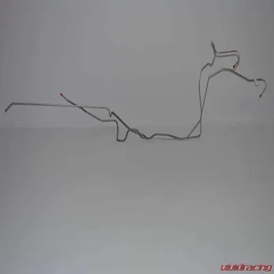 Fine Lines Fuel Line Kit For 70-74 Pontiac Firebird Trans Am 1/4 Inch 2 Piece Fuel Return Lines Stainless - FGL7013SS