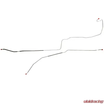 Fine Lines Intermediate Brake Line For 68 Chevrolet Camaro/ Pontiac Firebird 2 Piece Stainless - FIN6802SS