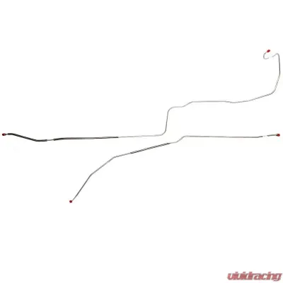 Fine Lines Intermediate Brake Line For 69 Chevrolet Camaro/ Pontiac Firebird 2 Piece w/ Power Disc Brakes Steel - FIN6902OM