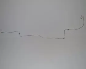 Fine Lines Intermediate Brake Line For 70 Chevrolet Camaro/Pontiac Firebird Manual Disc Brakes Intermediate 1 Piece Brake Line Stainless