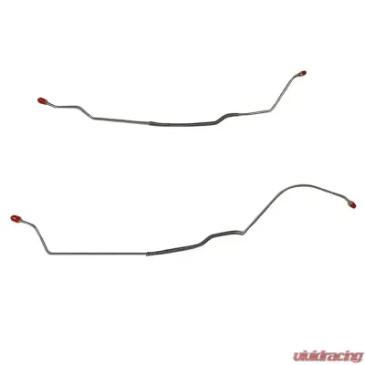Fine Lines Rear Axle Lines For 67 Chevrolet Camaro w/ Single Leaf Rear Spring Set Stainless - FRA6702SS