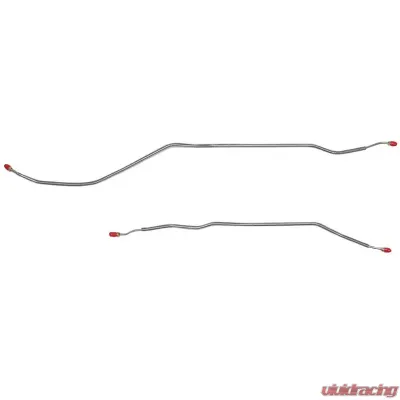 Fine Lines Rear Axle Lines For 69 Chevrolet Camaro/ 69-73 Chevrolet Nova w/ Rear Drum Brakes Rear Axle Set Stainless - FRA6902SS