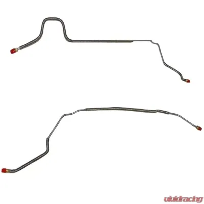 Fine Lines Rear Axle Lines For 69 Pontiac Firebird and Trans Am Rear Axle Brake Lines 2 Piece Stainless - FRA6903SS