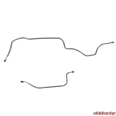 Fine Lines Rear Axle Lines For 76-81 Pontiac Firebird w/ Standard Rear Suspension Rear Axle Brake Lines 2 Piece Steel - FRA7803OM