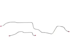 Fine Lines Rear Axle Lines For 76-81 Pontiac Firebird and Trans Am w/ F-41 Rear Suspension Rear Axle Brake Lines 2 Piece Stainless