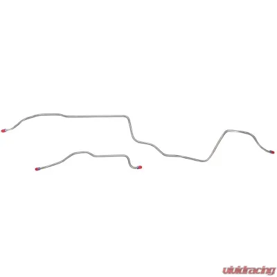 Fine Lines Rear Axle Lines For 76-81 Pontiac Firebird and Trans Am w/ F-41 Rear Suspension Rear Axle Brake Lines 2 Piece Stainless - FRA8001SS