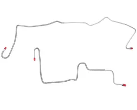 Fine Lines Rear Axle Lines For 82-83 Chevrolet Camaro/Pontiac Firebird w/J65 Rear Disc Lines Connect to Calipers Both Sides NO HOSES Set Stainless