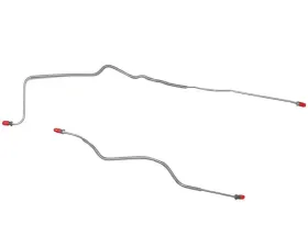 Fine Lines Rear Axle Lines For 89-91 Chevrolet Camaro/ Pontiac Firebird w/ J65 Rear Disc Brakes w/ Hoses on Left and Right Calipers Set Stainless