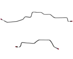 Fine Lines Rear Axle Lines For 98-02 Camaro 98-02 Firebird/ Trans AM No Traction Control Rear Axle Brake Line Steel