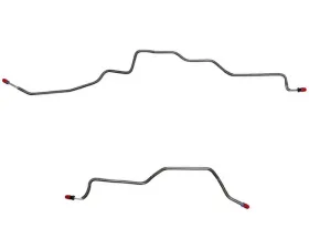 Fine Lines Rear Axle Lines For 98-02 Camaro 98-02 Firebird/Trans AM No Traction Control Rear Axle Brake Line Stainless