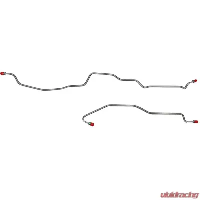 Fine Lines Rear Axle Lines For 98-02 Camaro 98-02 Firebird/ Trans Am w/ Traction Control Rear Axle Housing Lines Steel - FRA9802OM