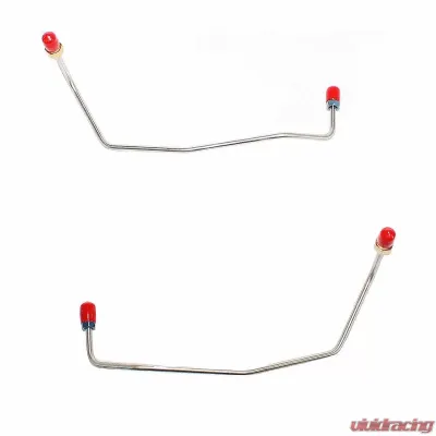 Fine Lines Rear Axle Lines For 00-07 Ford Focus AWABS Traction Control Disc/Drum Rear Axle Brake Line Stainless - LRA0501SS