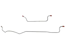 Fine Lines Rear Axle Lines For 60-63 Ford Falcon 60-63 Comet 6 Cylinder Engine Rear Axle Brake Line Stainless