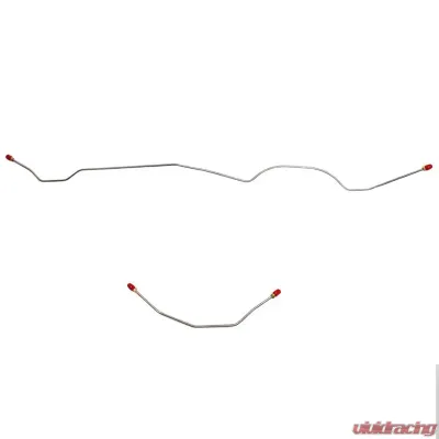 Fine Lines Rear Axle Lines For 63 Ford Falcon 63 Mercury Comet 8 Cylinder Engine Rear Axle Brake Line Stainless - LRA6303SS