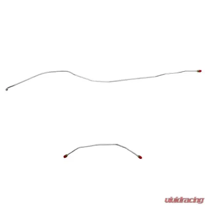 Fine Lines Rear Axle Lines For 64-65 Ford Falcon 64-65 Comet 8 Cylinder Engine Rear Axle Brake Line Stainless - LRA6402SS