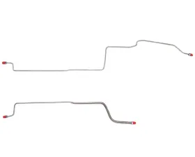 Fine Lines Rear Axle Lines For 78-80 Chevrolet Monte Carlo El Camino Rear Axle Brake Lines 2 Piece Steel