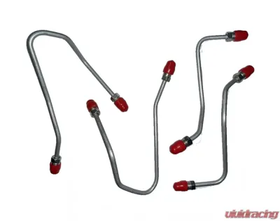 Fine Lines Fuel Line Kit For 08-14 Tundra 4WD Front Brake Caliper Set Stainless - OCL1401SS