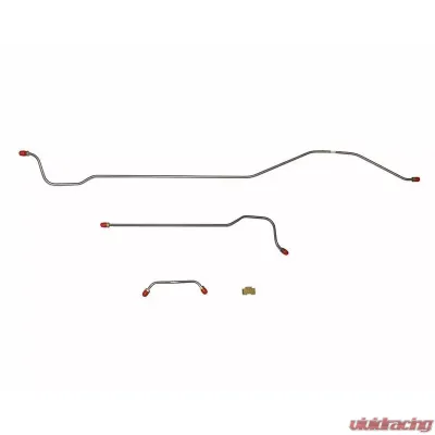 Fine Lines Rear Axle Lines For 62-63 Pontiac Catalina Bonneville Grand Prix 3 Set Stainless - PRA6201SS