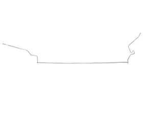 Fine Lines Fuel Line Kit For 64 Mopar B-Body 330 440 880 3/8 Inch Intermediate Fuel Line Steel