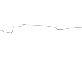 Fine Lines Fuel Line Kit For 68-69 Mopar B-Body 5/16 Inch Intermediate Fuel Line Stainless