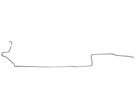 Fine Lines Intermediate Brake Line For 67-70 Mopar B-Body 1 Piece Stainless