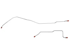 Fine Lines Rear Axle Lines For 66-70 Mopar B-Body w/ Dana Axle Stainless