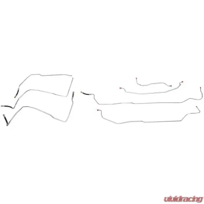 Fine Lines Fuel Line Kit For 00-03 GM 1500 Regular Cab w/ V8 Engine Stainless - TGL0003SS