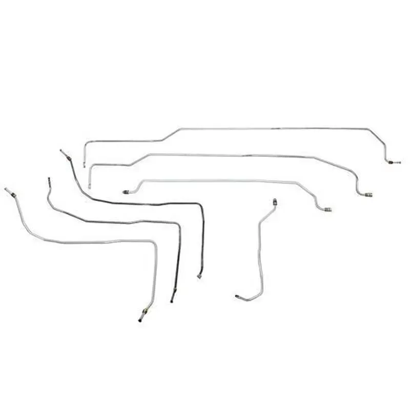 Fine Lines Fuel Line Kit For 01-03 GM 2500HD / 3500 Gas Engine Crew Cab/Long Bed Complete Stainless - TGL0104SS