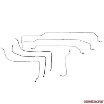 Fine Lines Fuel Line Kit For 01-05 Chevrolet S-10 Extended Cab/Short Bed Complete Stainless - TGL0106SS