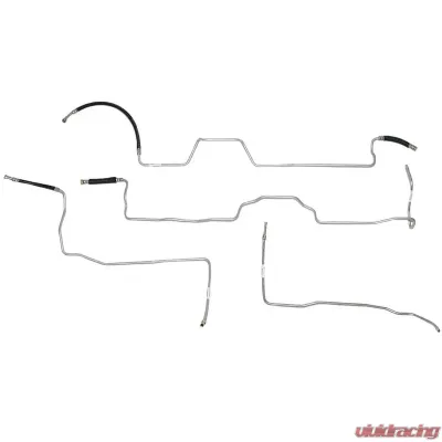 Fine Lines Fuel Line Kit For 04-07 GM 1500 Extended Cab/Short Bed V8 Steel - TGL0402OM