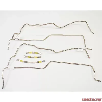 Fine Lines Fuel Line Kit Reg Cab w/ Long Bed Stainless GM 2500 | 3500 HD 6.0L Gas 2004-2010 - TGL0411SS