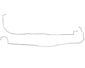 Fine Lines Intermediate Brake Line For 02-07 Hummer H2 Intermediate Brake Set Steel