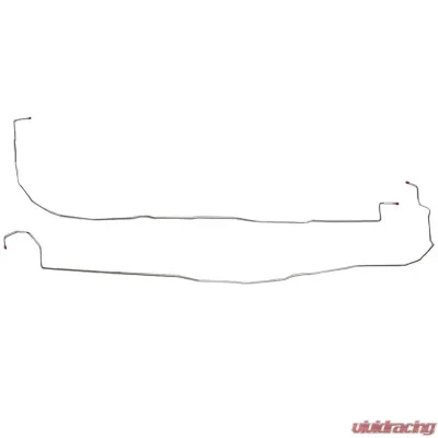 Fine Lines Intermediate Brake Line For 02-07 Hummer H2 Intermediate Brake Set Steel - TIN0201OM