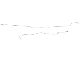 Fine Lines Intermediate Brake Line For 02-04 F-250/F-350 Super Duty Extended Cab/Short Bed Stainless