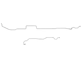 Fine Lines Intermediate Brake Line For 02-05 Excursion Steel