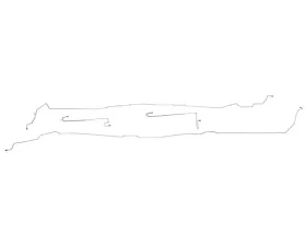 Fine Lines Intermediate Brake Line For 06-10 Hummer H3 Fits all Variations Complete Intermediate Set Stainless